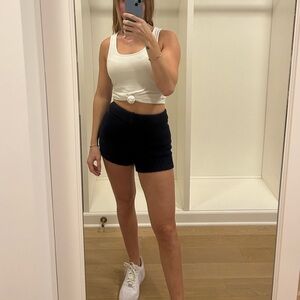 Tach clothing navy blue knit shorts